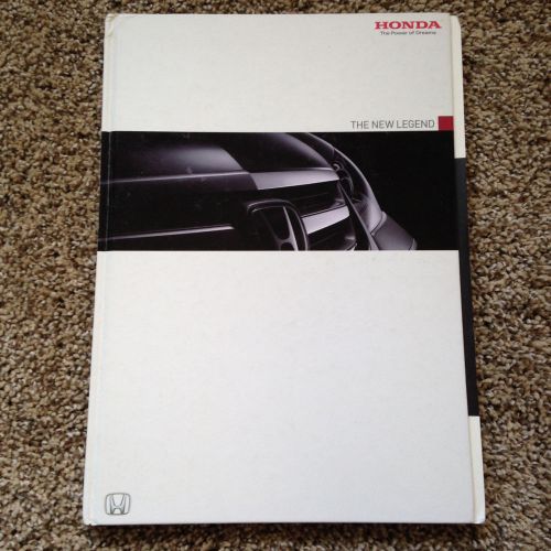 Honda uk legend 2005 acura rl hardcover brochure rare