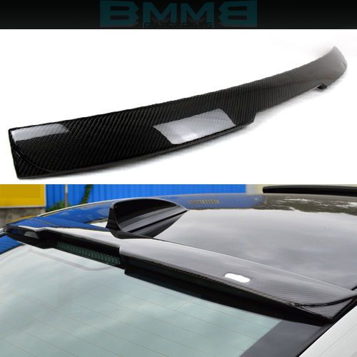 Carbon fiber a roof spoiler 04-10 bmw e60 525i 528i 535i 550i 520d sedan ✪