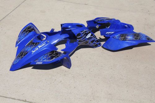 Yamaha yfz450 fenders plastics body front rear yfz 450 2004-2008 blue y-16