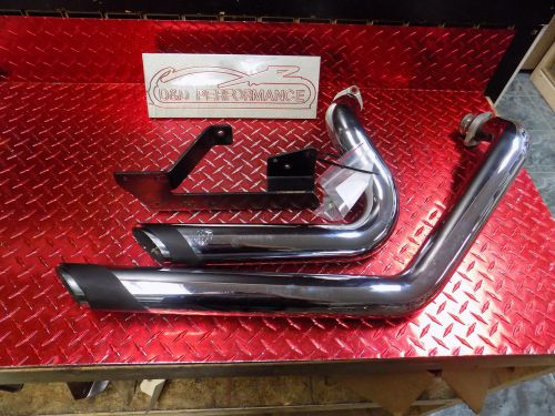 04 - 06 harley sportster xl883c xl1200c vance &amp; hines short shots exhaust sp19