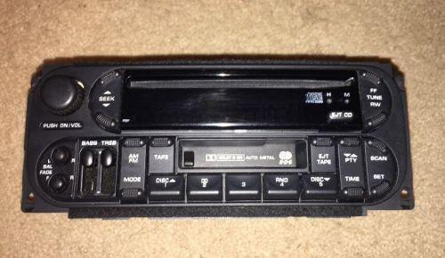 Dodge ram truck caravan jeep liberty dakota durango neon cass &amp; cd player radio