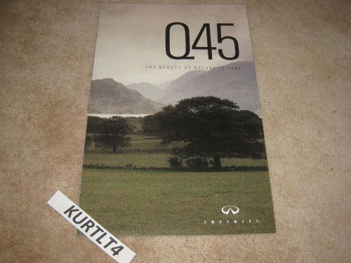 1990 infiniti full line q45 m30 sales brochure dealer catalog literature