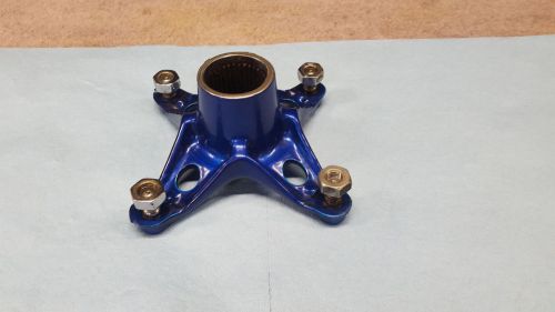 Banshee rear sprocket carrier powder coated blue fits 87-94 j arm banshee