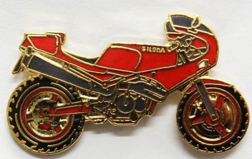 Gilera saturno pin badge from fat skeleton