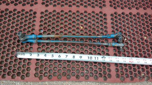 Vintage rupp go kart  tie rods and steering shaft / column