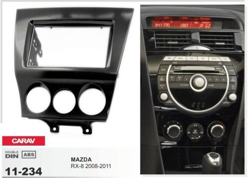 Carav 11-234 2din car radio dash kit panel for mazda rx-8 2008-2011