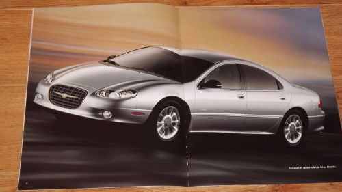 2001 chrysler  lhs original dealership sales brochure