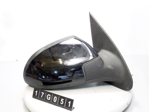 2007-2010 pontiac g5 passenger side door rear view mirror black 17g051