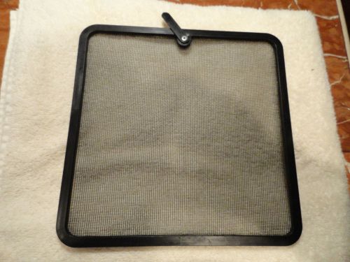 9 x 9 inch black boat hatch screen