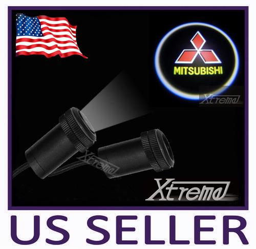 2x latest led 5w 4th gen car door laser projector logo light for mitsubishi