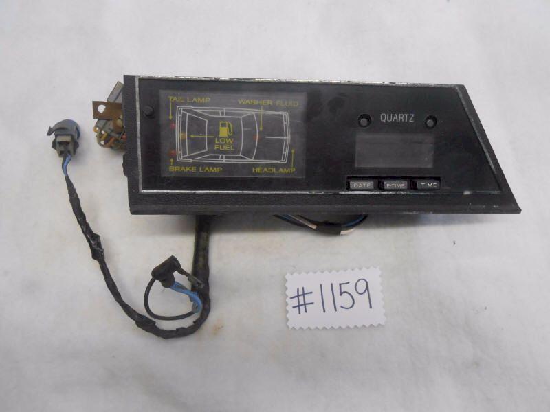 81-83 mustang warning light panel - used