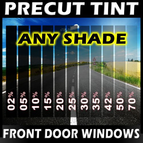 Precut film front door windows any tint shade vlt for nissan trucks glass