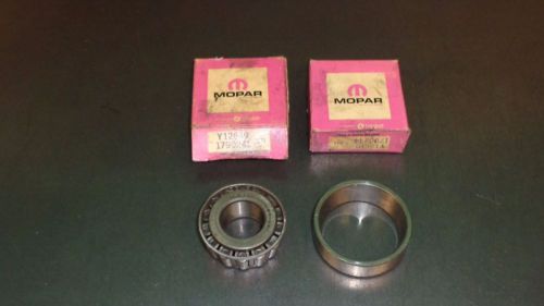 New nos oem mopar wheel bearing &amp; race 1790241 1790244 dodge plymouth chrysler