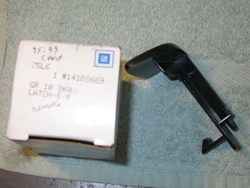 Vintage gm 14108669 console latch black chevy 95 96 97 98 99