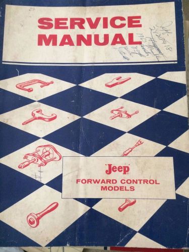 1958 1959 1960 1961 1962 jeep forward control shop service repair manual