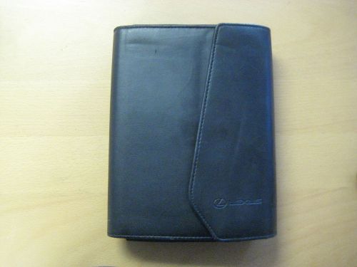 2007 lexus es 350 owners manual books with leather binder