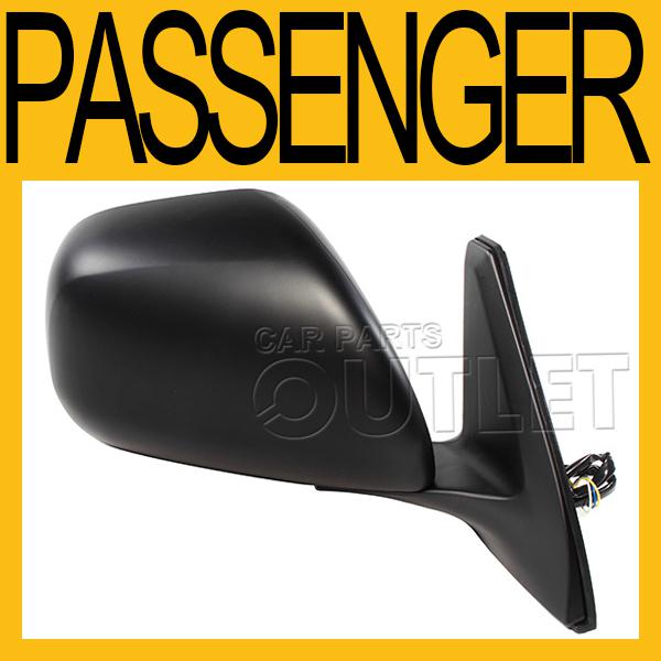 03-09 toyota 4runner right side mirror power remote non heated glass manual fold