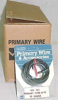 10 gauge copper automotive primary wire 96 ft black