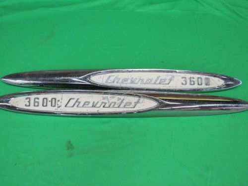 1955-57 chevy truck 3600 emblem