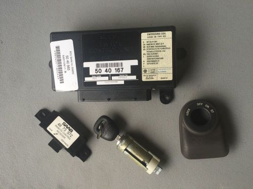 Saab 9-5 95 twice control unit module with matching key ignition lock - 5040167