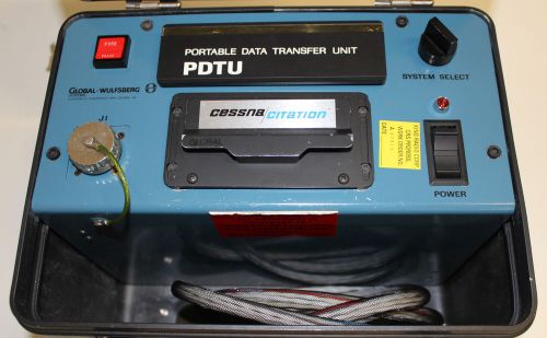 Global wulfsburg systems portable data transfer unit p/n: 400-043250-01 cessna