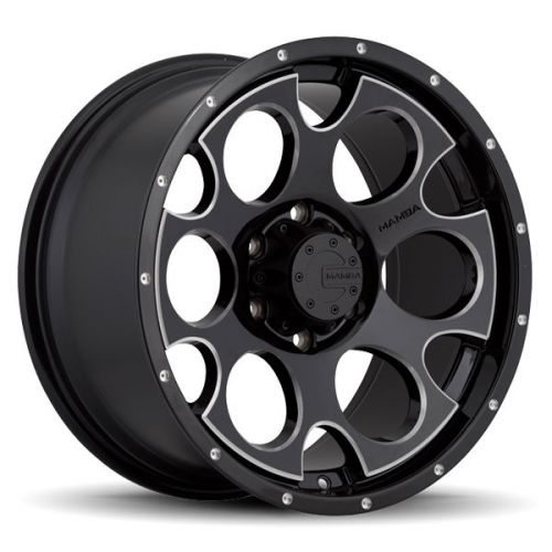 Mamba 589b m17 17x9 6x139.7  black/milled wheel rim