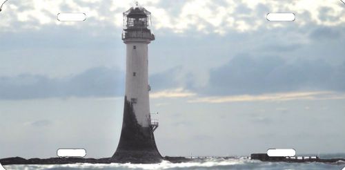 Airbrushed bell rock lighthouse 1 beautiful car tag  license plate