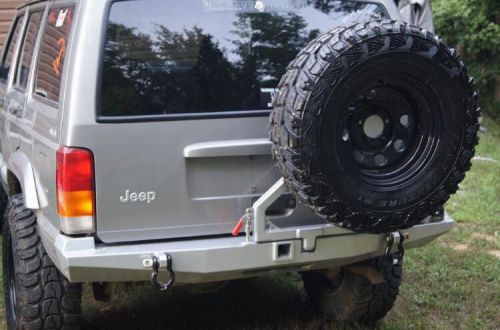 Jeep cherokee xj rear tire swing tire carrier bumper steel 84-01&#039; sale