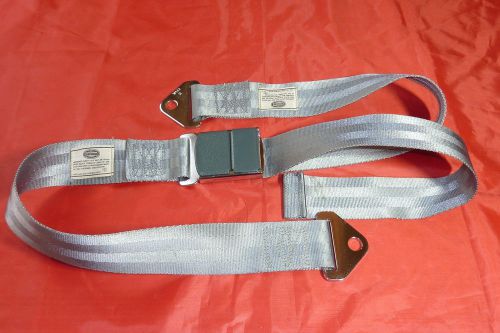 Nos ford rotunda seat belt blue grey 1965 65 galaxie 1964 64 fomoco original