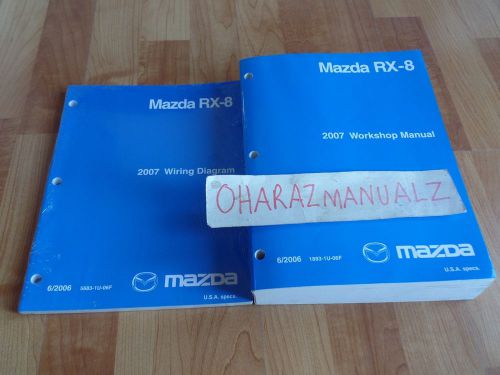 2007 mazda rx-8 service &amp; wiring diagrams manual  **sealed**