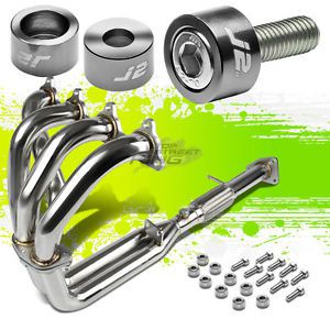 J2 for prelude h23 flex exhaust manifold racing header+gun metal washer cup bolt