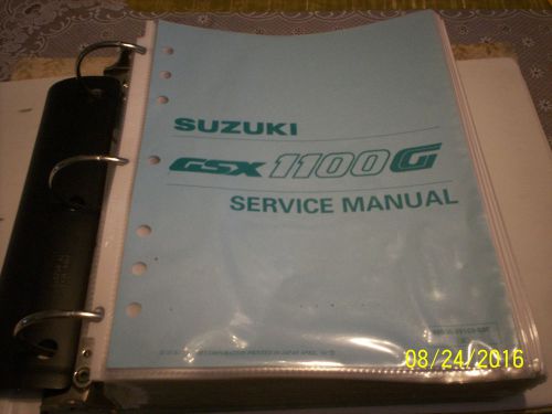 Suzuki gsx1100g, gsx 1100g, 1991 - 1993, service manual, owners repair book