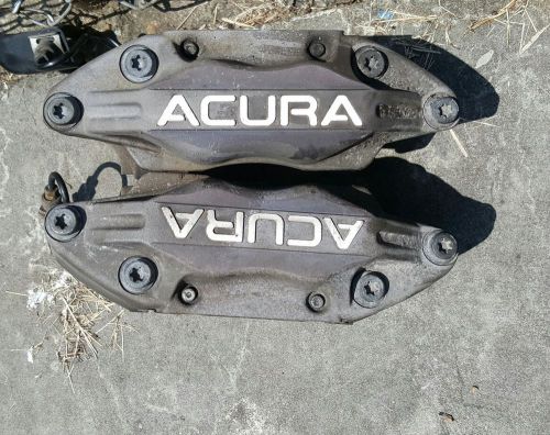 05-12 acura rl oem front brake calipers pair set bbk jdm tsx tl integra accord