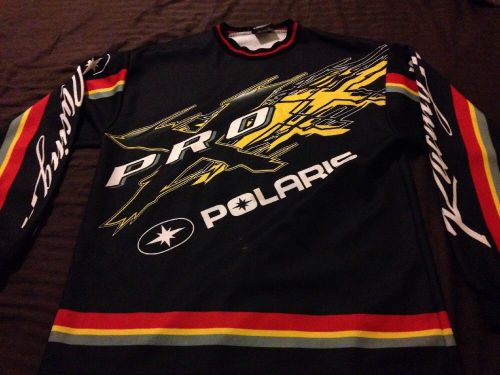 Pure polaris racing x pro men&#039;s medium long sleeve shirt snowmobile