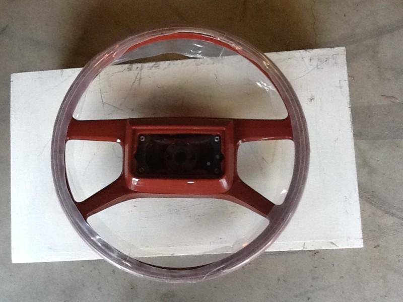 1978-1983 ford fairmont/mercury zephyr red steering wheel nos