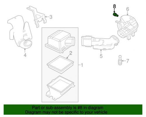 Genuine 2011-2016 mopar air intake temp sensor 5149182ab