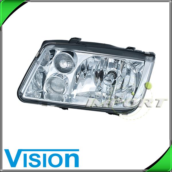 Driver side left l/h headlight lamp assembly 99-02 volkswagen jetta w/fog model