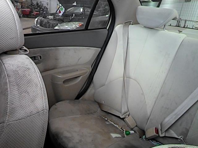 2007 kia rio rear seat belt & retractor only rh passenger tan