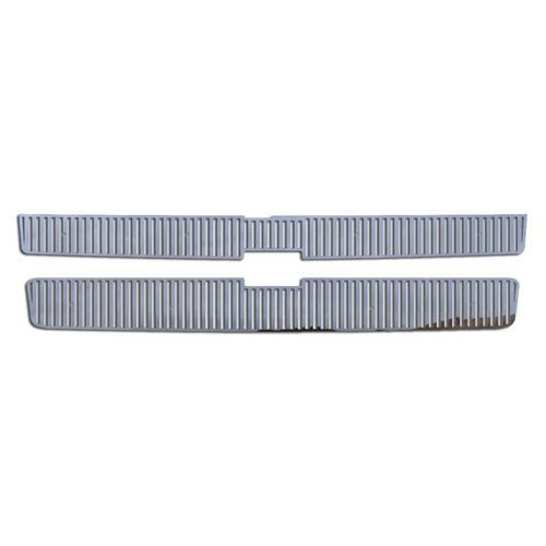 Chevy silverado hd 2500 3500 07-10 stainless ver billet front metal grille trim 