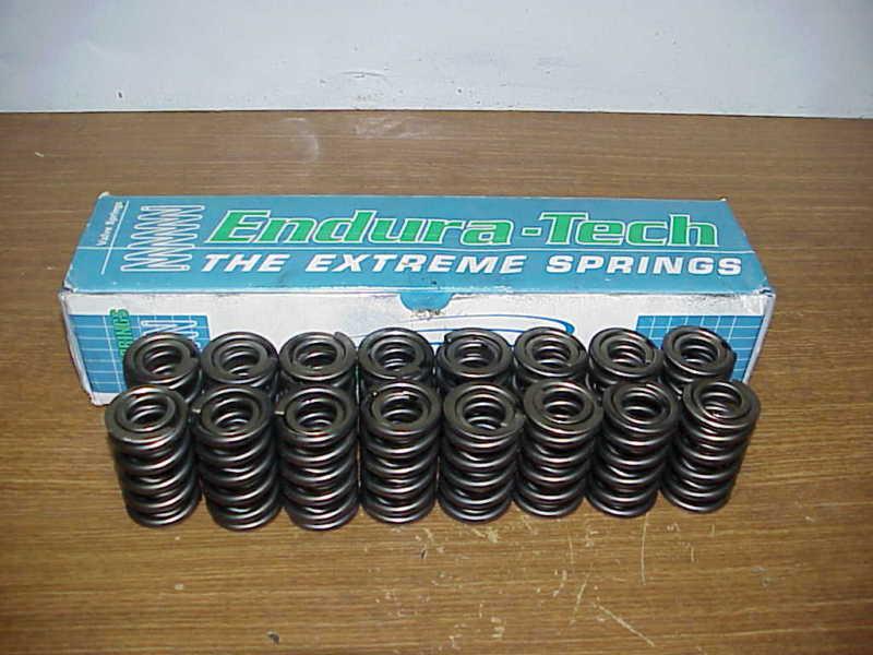 Endura tech 1.490" chrome silicone valve springs #575@1.270 psi nascar arca 