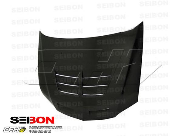 Seibon carbon fiber tsii-style carbon fiber hood kit auto body mitsubishi evo 03