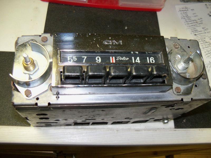 1967 68 69 70 71 72 chevy truck am radio gm delco 