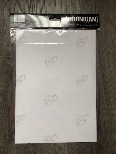 Hoonigan a4 sticker sheet - 5 individual stickers - official hoonigan product