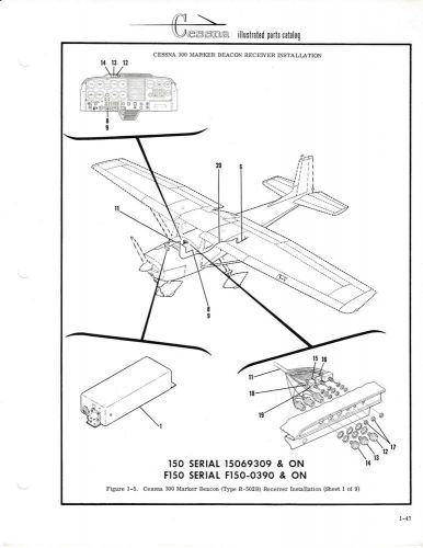 1969 &amp; on cessna electronics installation service manual~all single engine &amp; 337