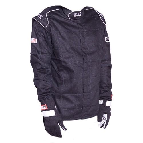 Rjs racing equipment 200490106 elite series 5 jacket sfi 3.2 a/20 x-large black