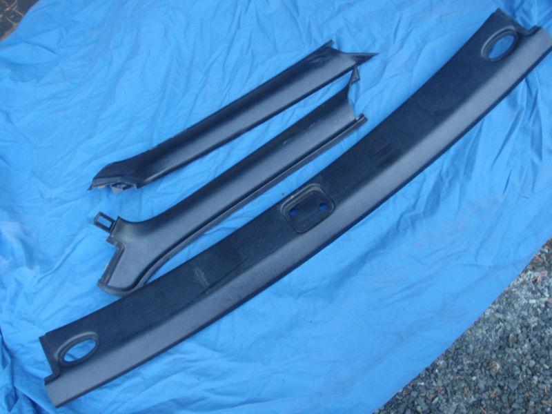 Mazda miata mx5 interior windshield trim panels a pillar black 1990-1997 90 91