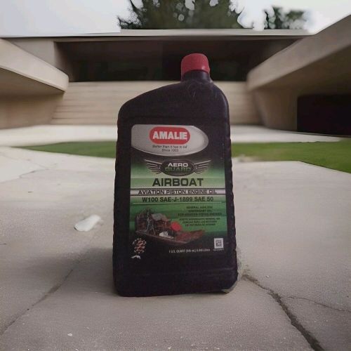 Amalie marine motor oil aviation piston engine oil w100 sae j 1899 sae 500 quart