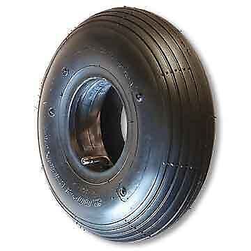 10 x 3.00 x 4 ribbed tire, 4 ply, 3.2&#034; wide, 10.0&#034; od, round profile 7014