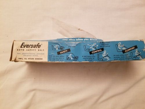 Vintage jeffery allan eversafe auto safety seat belts ja-50 and ja-60