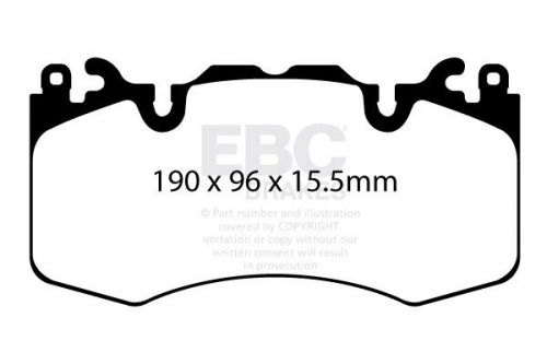 Ebc front tgd discs yellowstuff pads for range rover vogue 4.4 sdv8 2012 - 2021